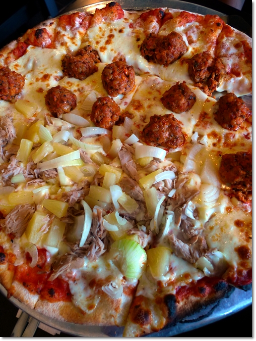 Meatball Pizza + Chicken of the Sea