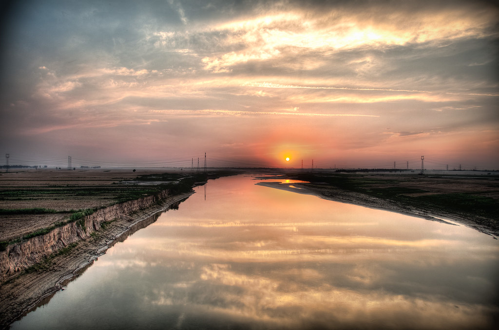 Wei River Sunset HDR