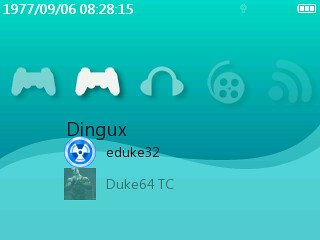 DMenu 遊戲選單@Dingux