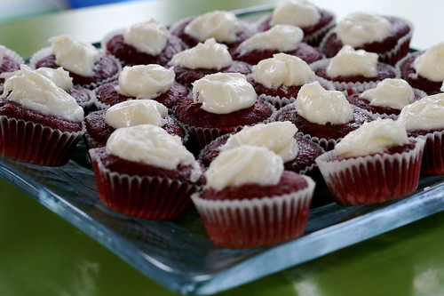 Sunday: Red Velvet Cupcakes for Baby Jayne's birthday
