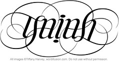 "Isaiah" Ambigram