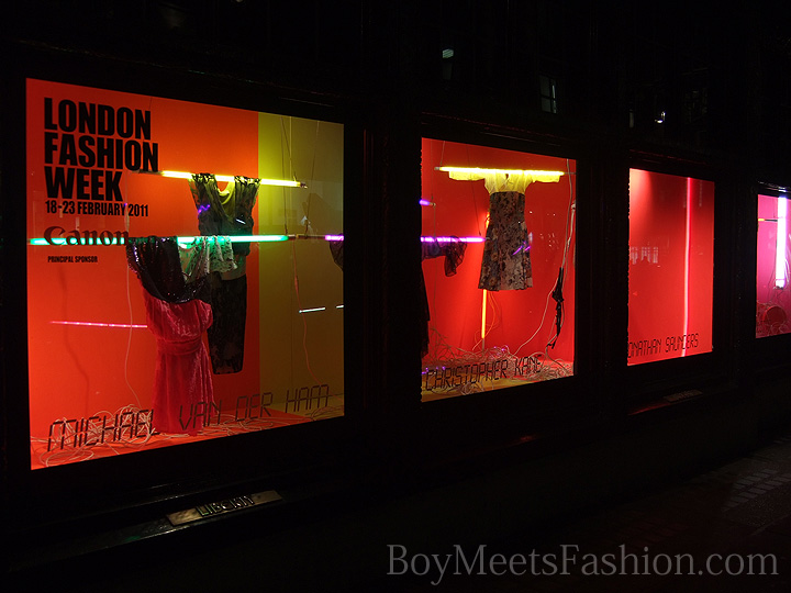 Liberty of London's London Fashion Week windows - Feb 2011