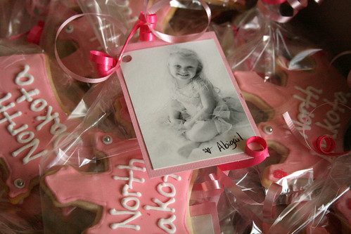 Packaged cookie for the pageant gift.
