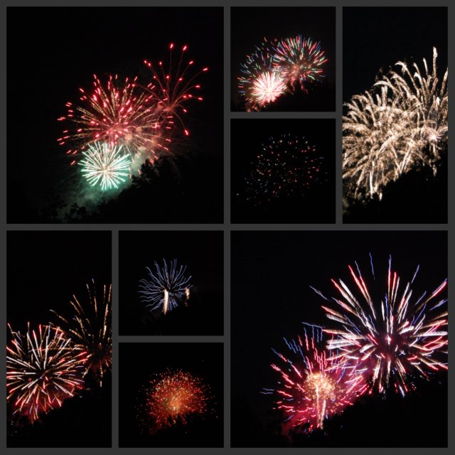 Asst Fireworks collage