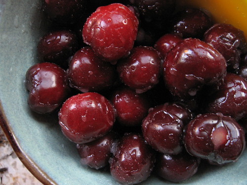 sugared cherries