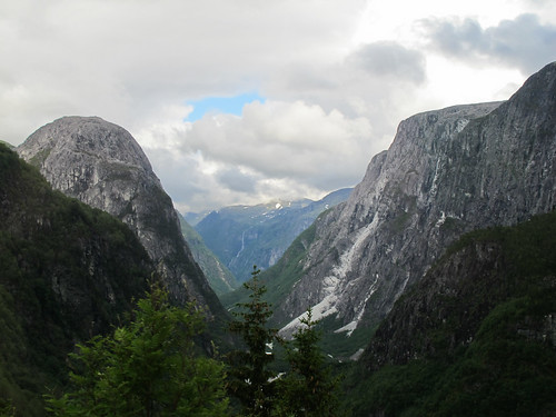 View Towards the Fjord - Stalheim, Norway