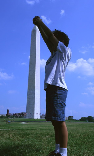 7/16/10 - Trying to pull down the Monument.