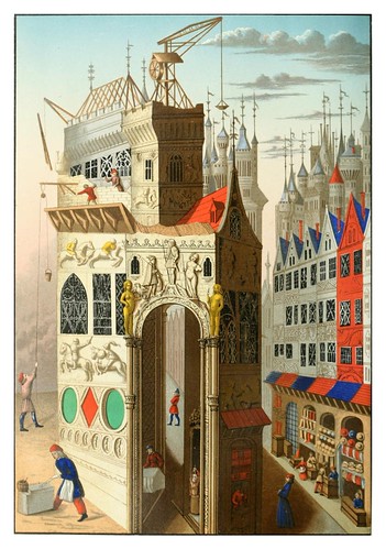 013-Una calle en el siglo XV-Le moyen äge et la renaissance…Vol III-1848- Paul Lacroix y Ferdinand Séré