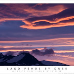 Lago Pehoe by dusk