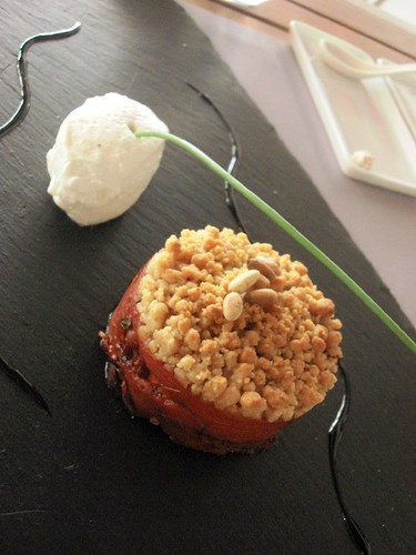 nathalie gourmet studio - Tomato Crumble with a goat Cheese Cream