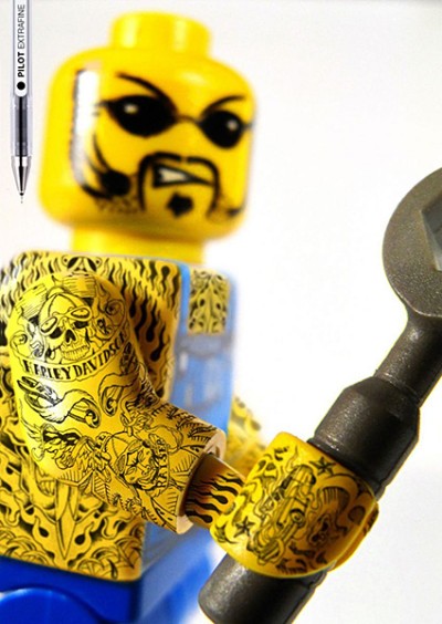 Lego figures with tattoosPilot extrafine