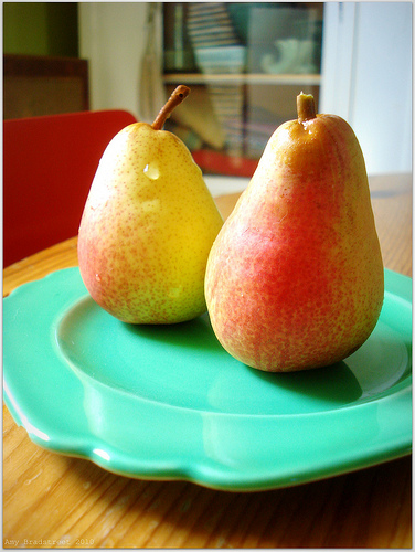 pears and pottery