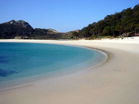 Playa de Rodas en las Islas Cíes