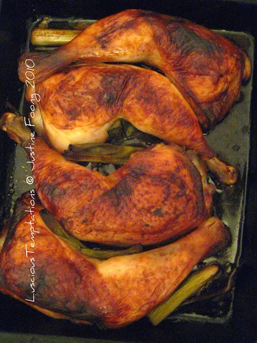 Roast Chicken Legs - Weekday Dinner