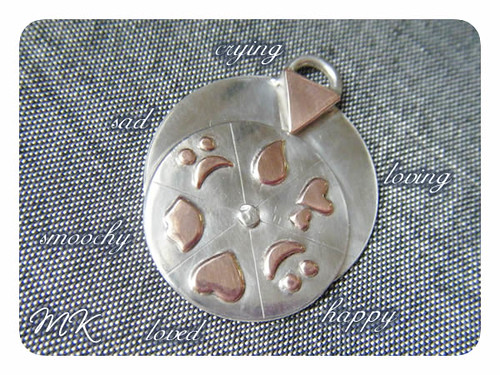 sterling and copper mood pendant 2
