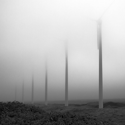 Windmills, Horonobe, Hokkaido, Japan. 2010
