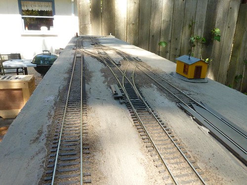 Looking down thw tracks