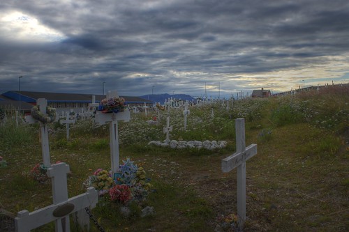 Inuit Christian Cemetery in Greenland