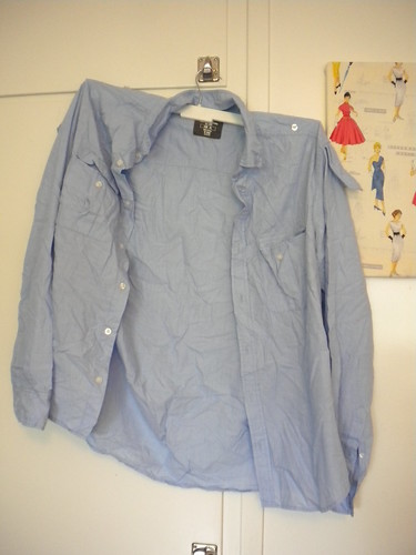 Before pic of a man´s shirt
