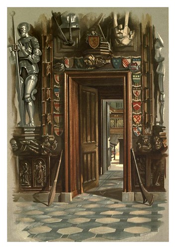 006-Puerta del estudio mostrando la esquina de la mesa-Abbotsford…1893-ilustrado por William Gibb