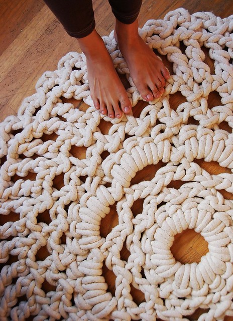 a doily for your toes