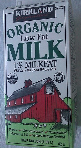 1% Organic milk from Costco