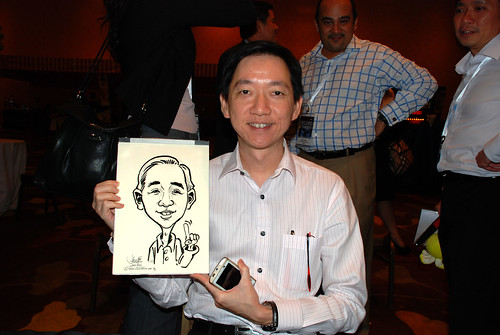 Caricature live sketching for EMC APJ Salers Kick Off 2011 - 24
