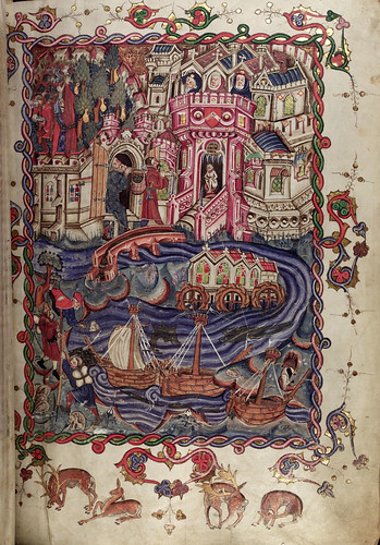 001-folio 1 recto-The Romance of Alexander - MS. Bodl. 264 © Bodleian Library-University of Oxford 1999