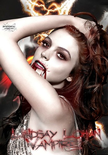 lindsay lohan vampire photos. Lindsay Lohan - I#39;m Vampire