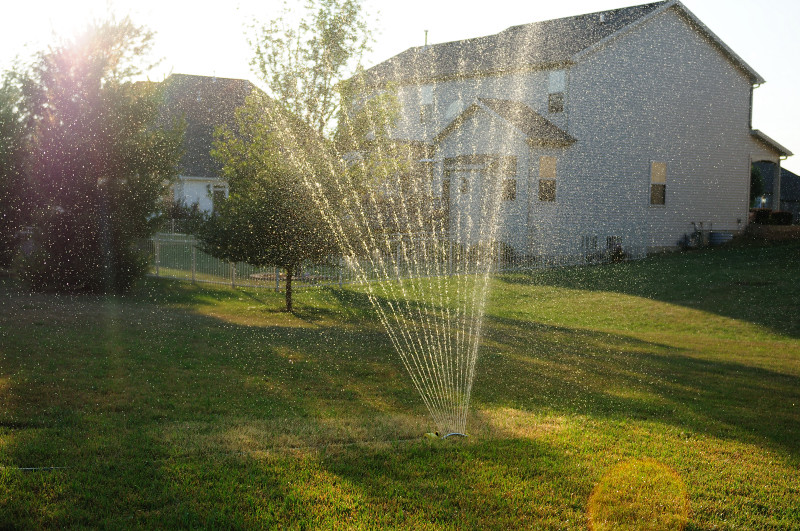 10.07.14 - Time to Water the Lawn