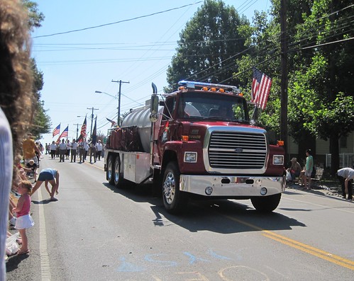 fire truck in the parade