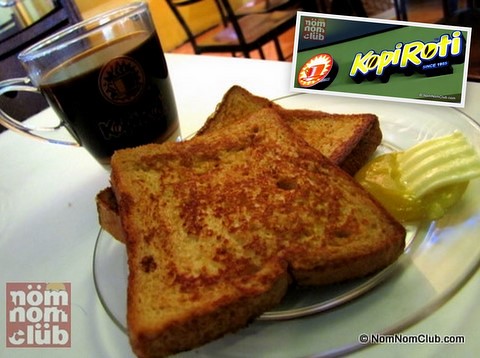 Kopi Roti French Toast with Kaya spread and butter