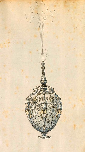002-Botella de perfume o fuente de mesa-Entwürfe für Prunkgefäße in Silber mit Gold-BSB Cod.icon.  199 -1560–1565- Erasmus Hornick