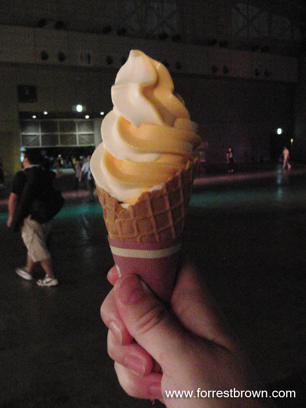 Mellon flavored ice-cream. 2010 Summer Sonic Music Festival