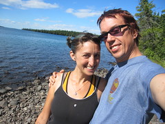 Chad and Shayna in Isle Royale National Park