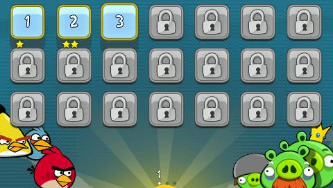 PlayStation minis: Angry Birds Screenshot