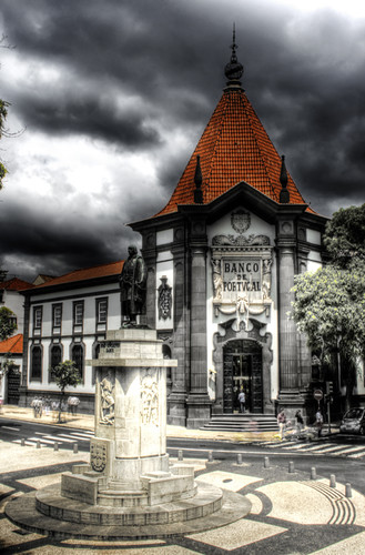 Bank of Portugal.Funchal, Madeira. Banco de Portugal