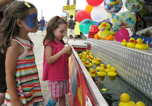 Westmoreland County Fair 2010:  Lucky ducks.
