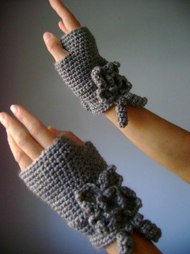 fingerless gloves mittens. Crochet Fingerless Gloves