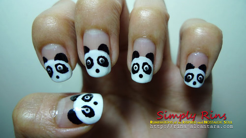Nail Art Panda 06