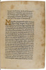 Illuminated initial in Pius II: De duobus amantibus Euryalo et Lucretia