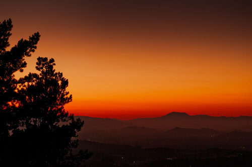 Mount St. Helena at Sunset