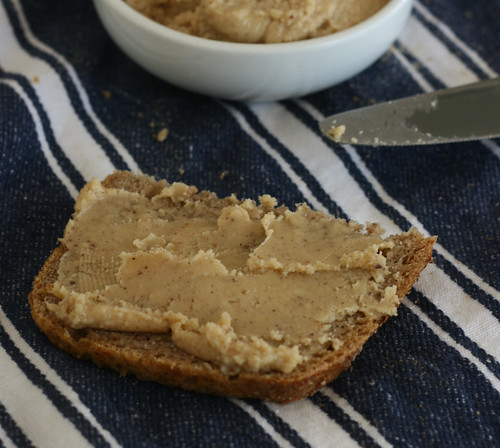 Fresh bread with even fresher nut butter