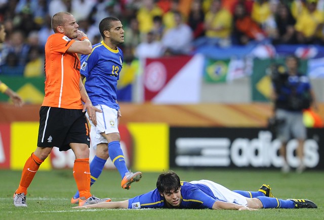 Brasil Holanda Wesley Sneijder Kaká