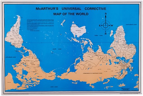 McArthurs Universal Corrective Map of the World