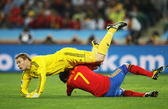 España Alemania Semifinal David Villa