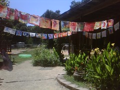 Watercolor Paper-Towel Banners at Summer Camp