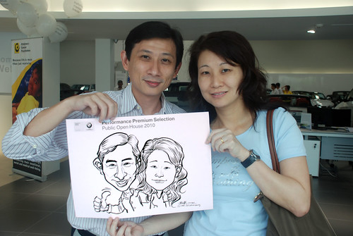 Caricature live sketching for Performance Premium Selection BMW - Day 3 - 8