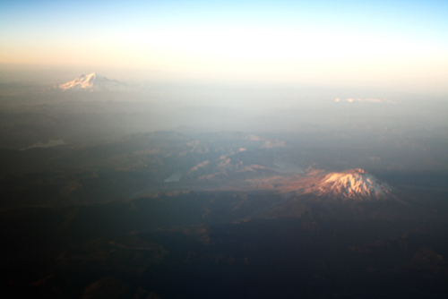 Cascade Mountians from Plane