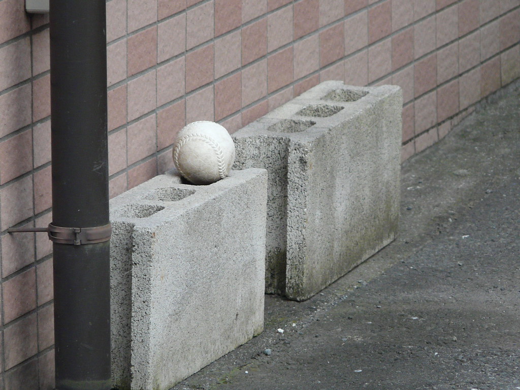 Ball Storage in Breeze Block